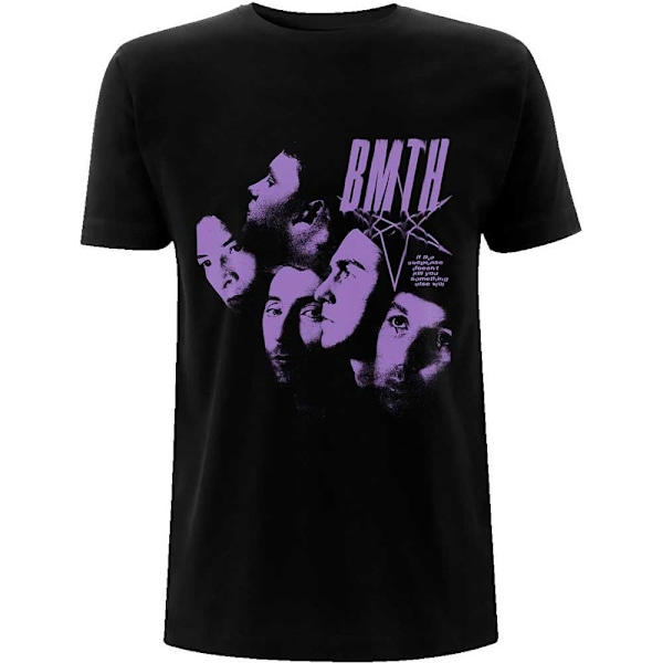 Bring Me The Horizon Unisex Montage Bomull T-shirt M Svart Black M