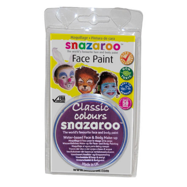 Snazaroo 18 ml giftfri ansiktsfärg (41 färger) En one size lila Purple One Size