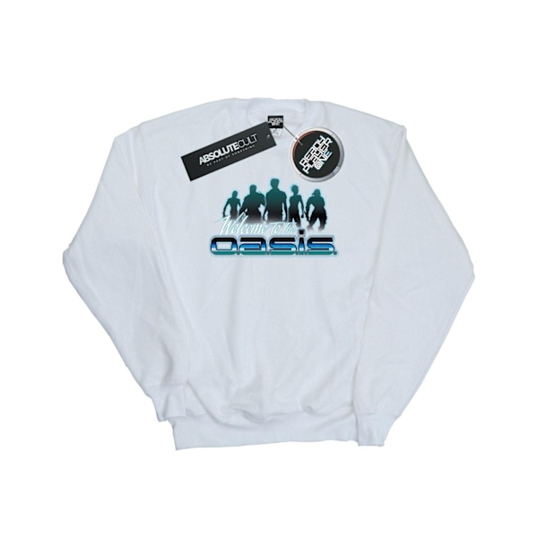 Ready Player One Herr Welcome To The Oasis Sweatshirt M Vit White M
