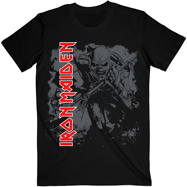 Iron Maiden Unisex Adult Hi-Contrast Trooper T-Shirt XL Svart Black XL