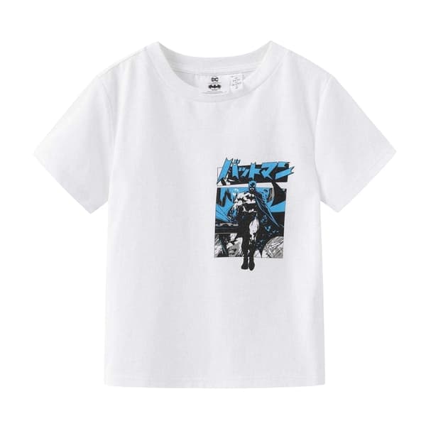 Batman Barn/Kids Karaktär Bomulls T-shirt 2-3 År Vit White 2-3 Years