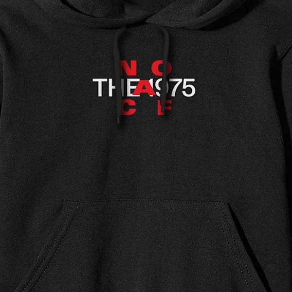 The 1975 Unisex Adult NOACF Pullover Hoodie S Svart Black S