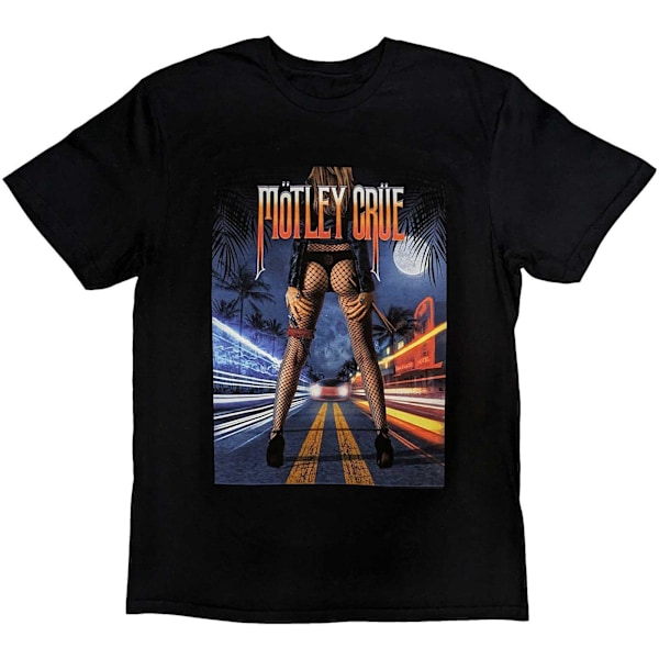 Motley Crue Unisex Adult Miami T-Shirt XL Svart Black XL