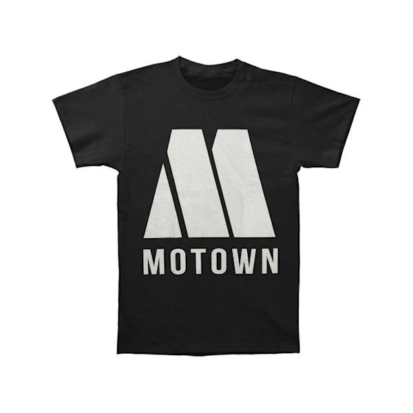 Motown Records Unisex Vuxen M Logo T-Shirt S Svart/Vit Black/White S