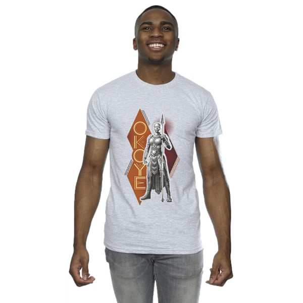 Marvel Wakanda Forever Okoye Stance T-shirt L Sports Grey för män Sports Grey L