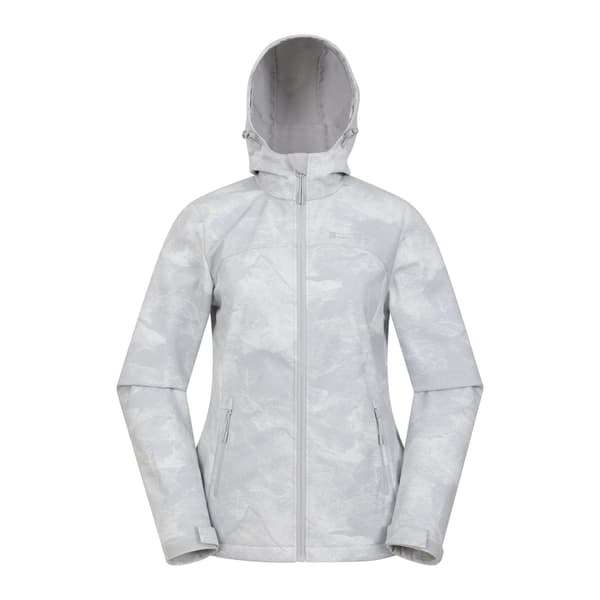 Mountain Warehouse Dam/Dam Exodus Tryckt Vattentålig Grey 4 UK