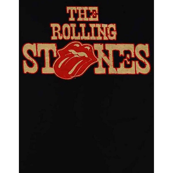 The Rolling Stones Unisex Adult Wild West Logo T-Shirt XXL Svart Black XXL