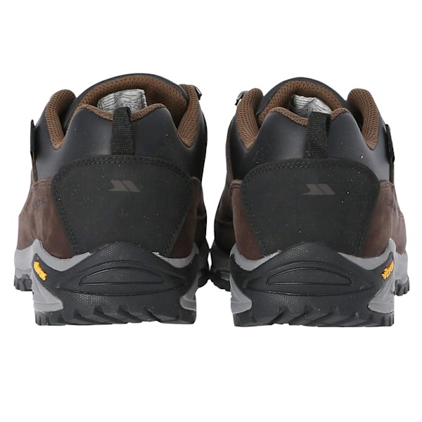 Trespass Falark Vibram Vandringsko i Läder för Herrar, Storlek 8 UK, Mörk Jord Dark Earth 8 UK