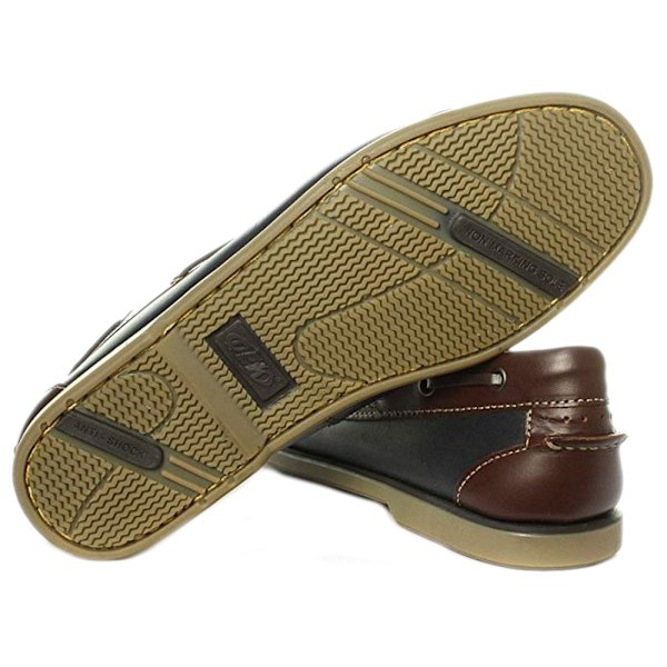 Dek Moccasin Båtskor för Herr 9 UK Marinblå/Brun Läder Navy Blue/Brown Leather 9 UK