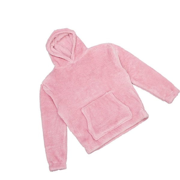 Brand Lab Unisex Vuxen Fluffy Fleece Hoodie XL Blush Pink Blush Pink XL