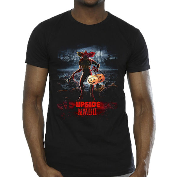 Netflix Stranger Things Pumpa Upside Down T-shirt XXL Svart Black XXL