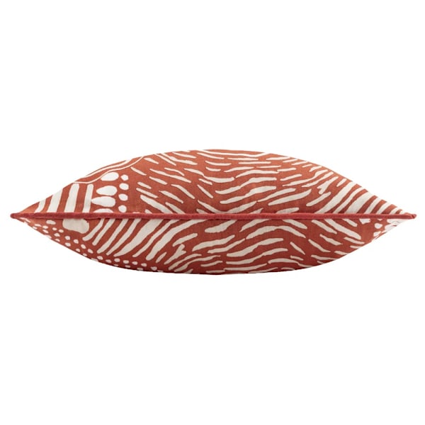 Hoem Nola Piped Abstract Kuddfodral 45cm x 45cm Kastanj Chestnut 45cm x 45cm