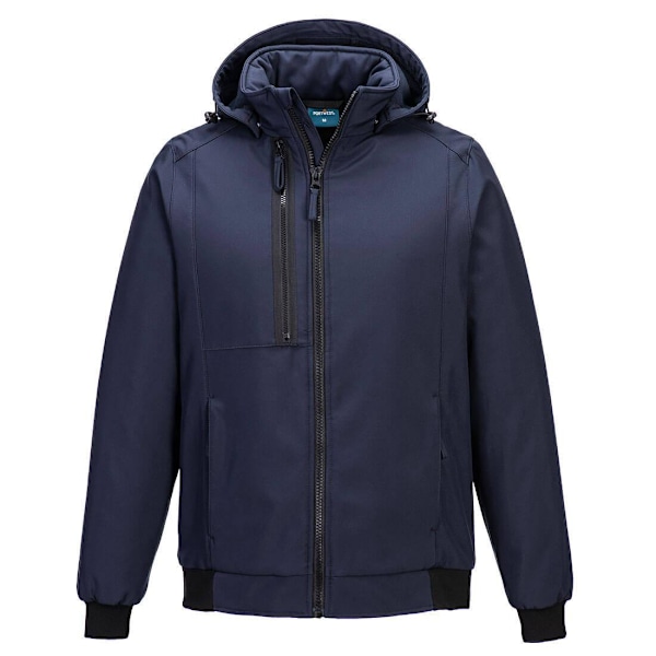 Portwest Unisex Vuxen WX2 Eco Hooded Isolerad 2-Lagers Soft Shell Dark Navy 5XL