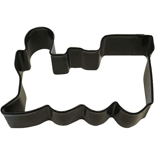 Årsdagshus Tåg Poly-Resin Belagd Kakform En Storlek Black One Size