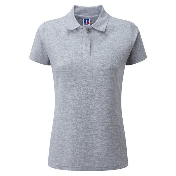 Jerzees Colours Dam 65/35 slitstark Pique kortärmad Po Light Oxford S