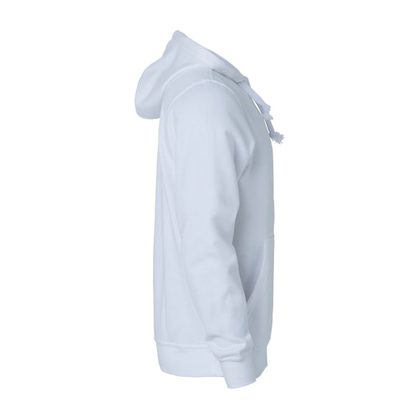 Clique Barn/Barn Basic Hoodie 11 År Vit White 11 Years