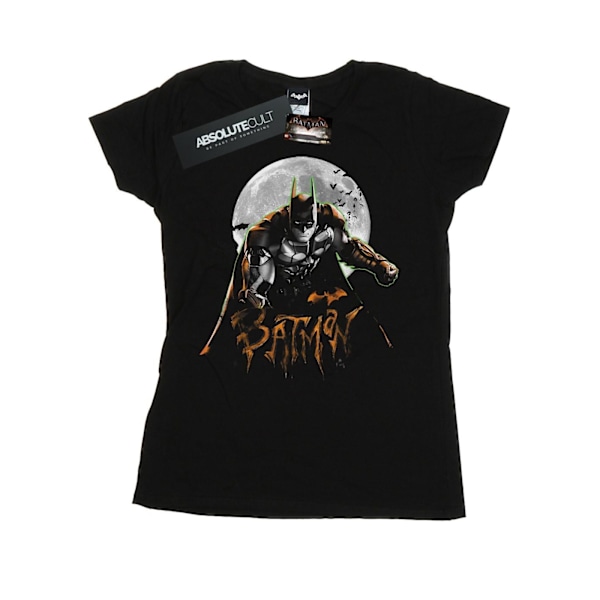 DC Comics Dam/Kvinnor Batman Arkham Knight Halloween Moon Bomull T-shirt Black M