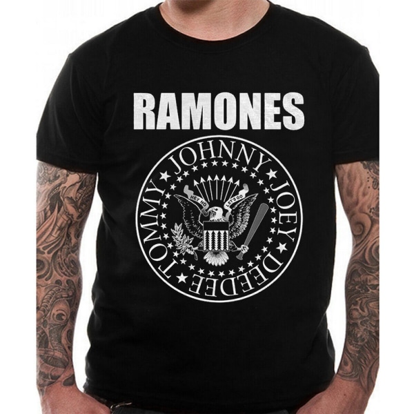Ramones Unisex Vuxen Presidential Seal T-shirt M Svart Black M