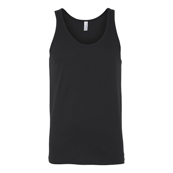 Bella + Canvas Unisex Adult Jersey Tank Top M Svart Black M