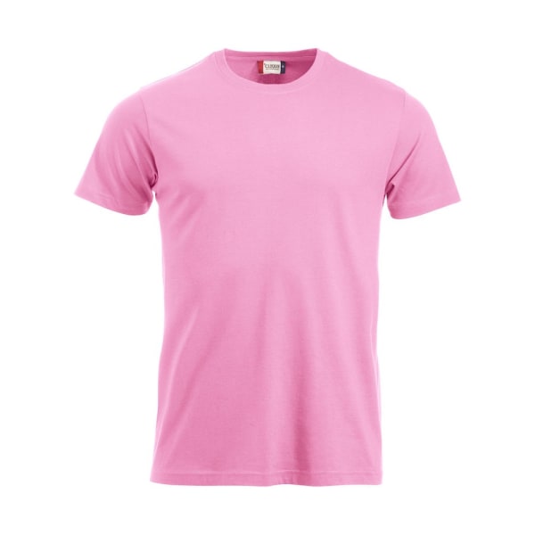 Clique Mens New Classic T-Shirt XS ljusrosa Bright Pink XS
