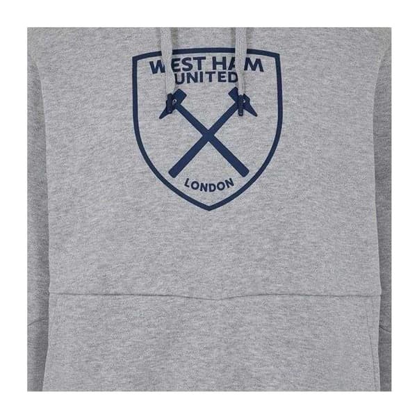 Source Lab Herr West Ham United FC Hoodie S Grå Grey S