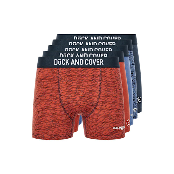 Duck and Cover Herr Quenelly Boxershorts (5-pack) XXL Multi Multicoloured XXL