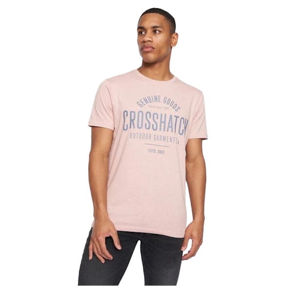 Crosshatch Herr Fermal T-shirt (5-pack) L Flerfärgad Multicoloured L