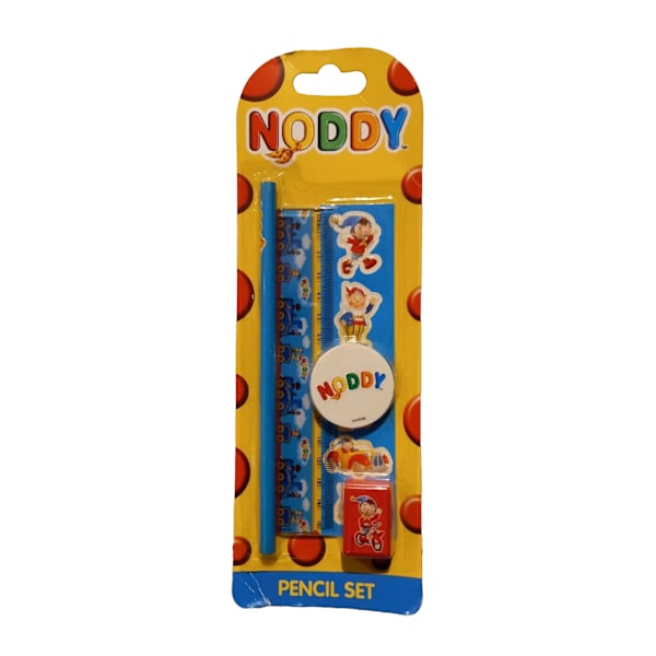Noddy Karaktärer Skolmaterialset En Storlek Flerfärgad Multicoloured One Size