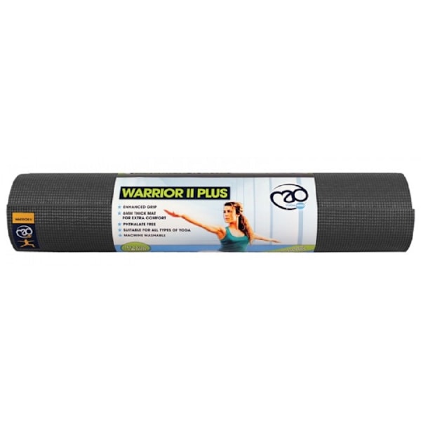 Fitness Mad Warrior II Yogamatta Storlek One Graphite Graphite One Size