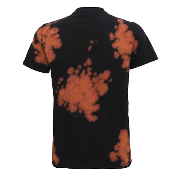 Colortone Unisex Bleached Out T-Shirt S UK Svart Black S UK