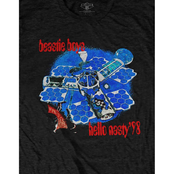 Beastie Boys Unisex Vuxen Hej Nasty Back Print bomull T-shirt Black S