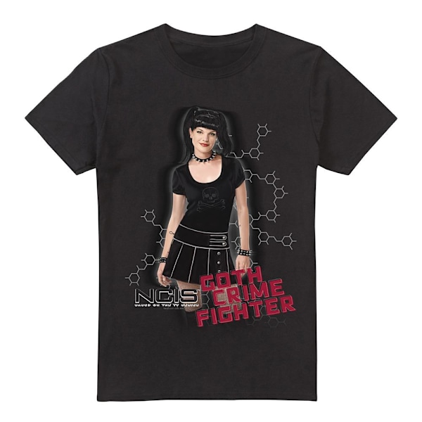 NCIS Herr Goth Crime Fighter T-Shirt 4XL Svart Black 4XL