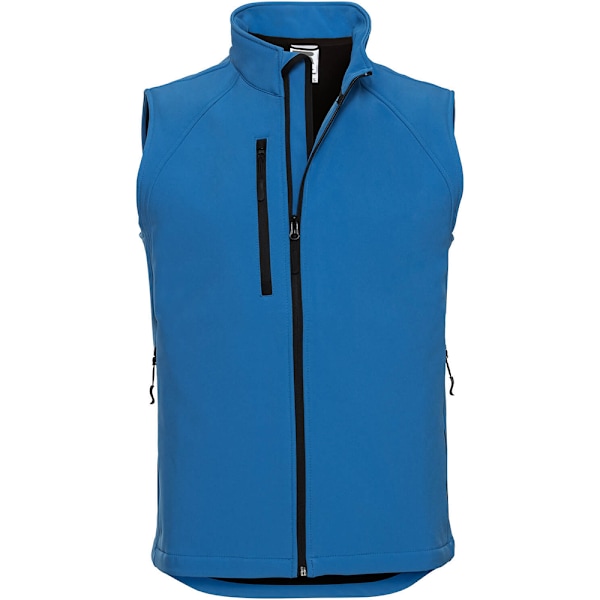 Russell Herr 3-lagers Soft Shell Gilet Jacka M Azure Blå Azure Blue M