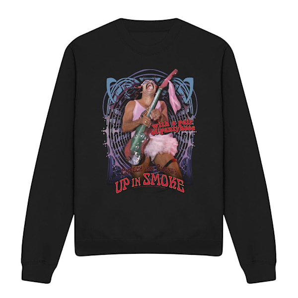 Cheech & Chong Unisex Vuxen Up In Smoke Tights Sweatshirt XX Black XXL