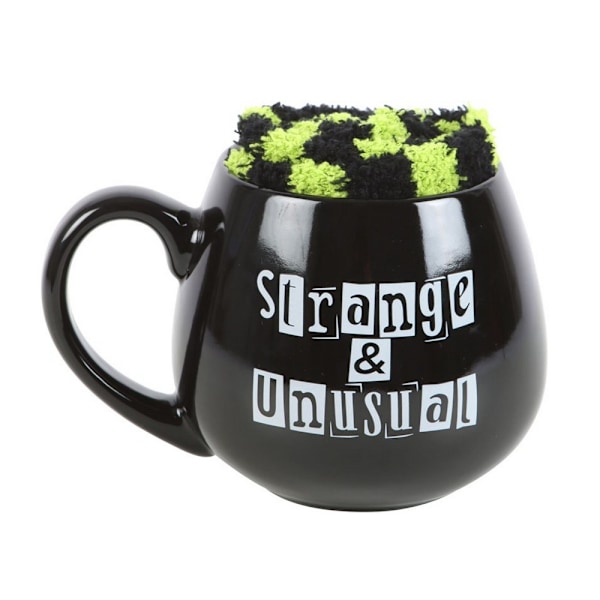Något Annorlunda Konstig Och Ovanlig Mugg Och Sockset En Storlek Black/Green One Size
