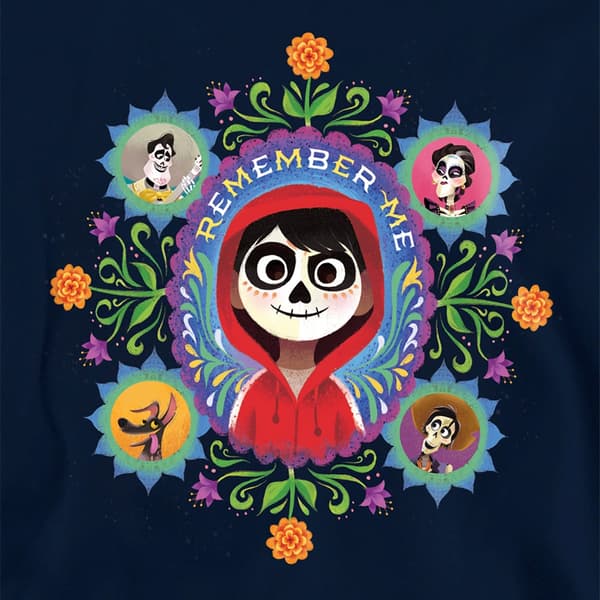 Coco Barn/Kids Remember Me Characters Hoodie 7-8 år Marinblå Navy 7-8 Years