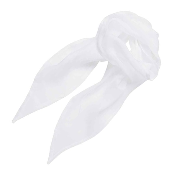 Premier Unisex Vuxen Färger Chiffong Scarf En Storlek Vit White One Size