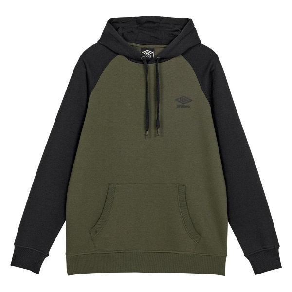 Umbro Herr Core Raglan Hoodie M Forest Night/Svart Forest Night/Black M