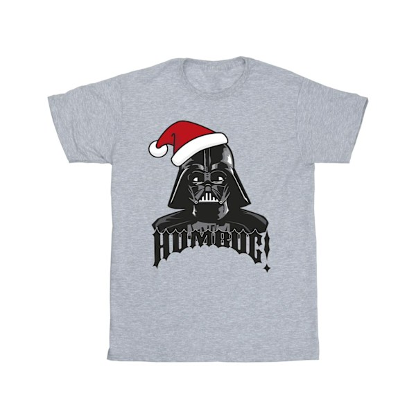 Star Wars Mens Episode IV: A New Hope Darth Vader Humbug T-Shir Sports Grey 4XL