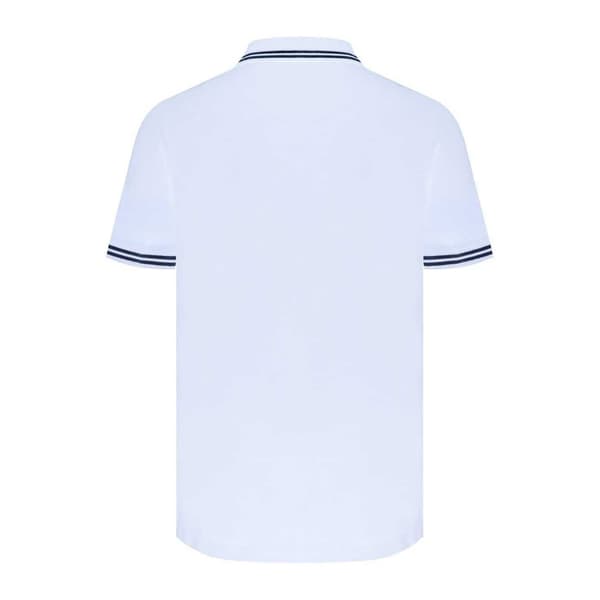 Firetrap Herr Lazer Logo Bomull Pikétröja XL Vit White XL