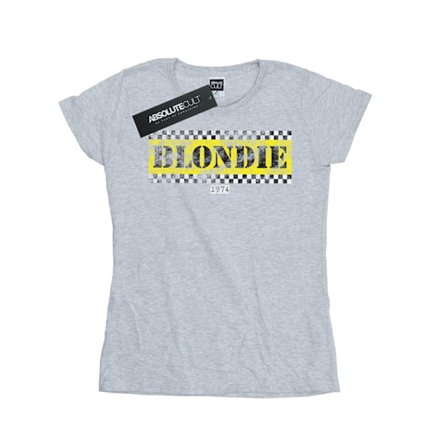 Blondie Dam/Kvinnor Taxi 74 Bomull T-shirt XXL Sports Grey Sports Grey XXL