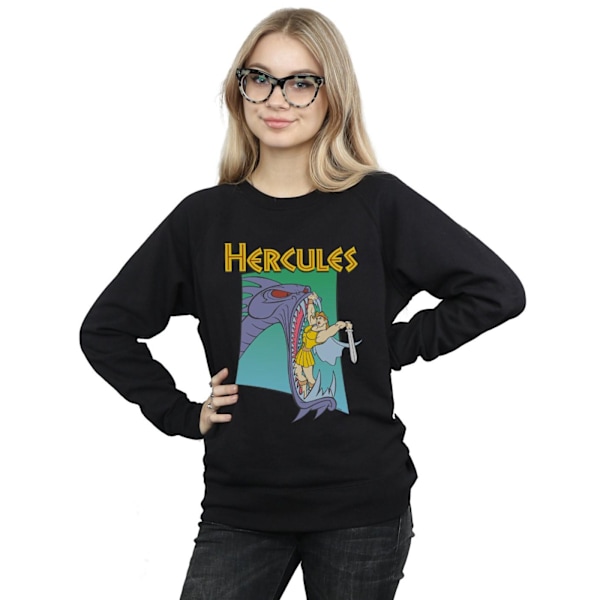 Disney Dam/Damer Hercules Hydra Fight Sweatshirt M Svart Black M