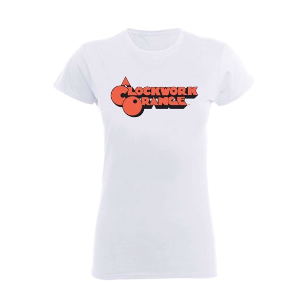 Clockwork Orange T-shirt med logotyp för dam/dam L Vit White L