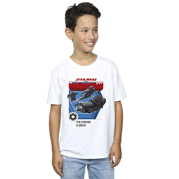 Star Wars Boys The Mandalorian Empire Is Back T-Shirt 7-8 år White 7-8 Years