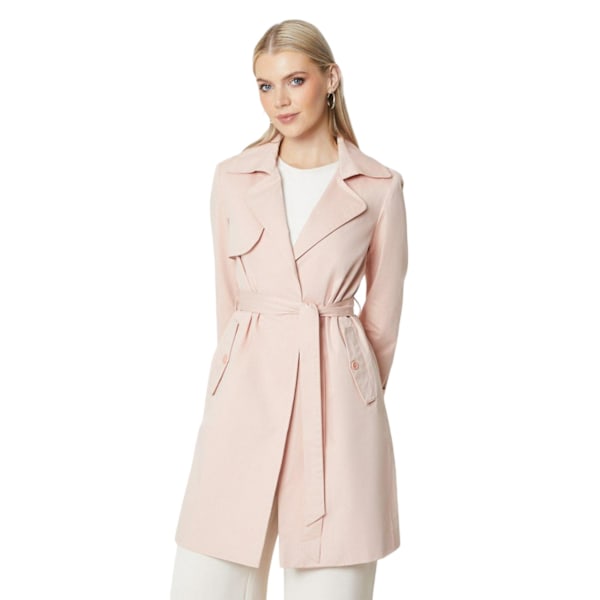 Principles Dam/Damer Premium Belted Trenchcoat 16 UK Mjuk Rosa Soft Pink 16 UK