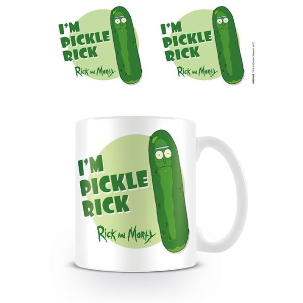 Rick och Morty Pickle Rick rånar En one size vit/grön White/Green One Size