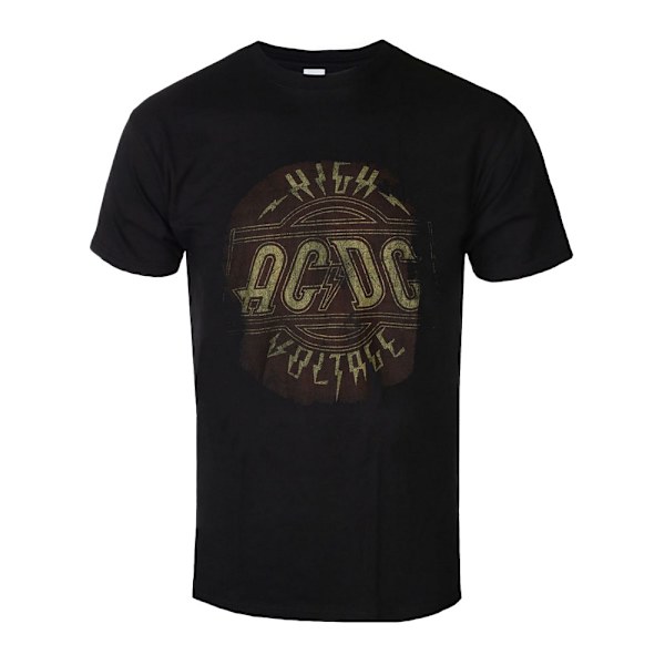 AC/DC Unisex Vuxen High Voltage Vintage T-Shirt M Svart Black M