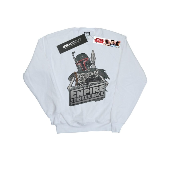 Star Wars Dam/Dam Boba Fett Skeleton Sweatshirt M Vit White M
