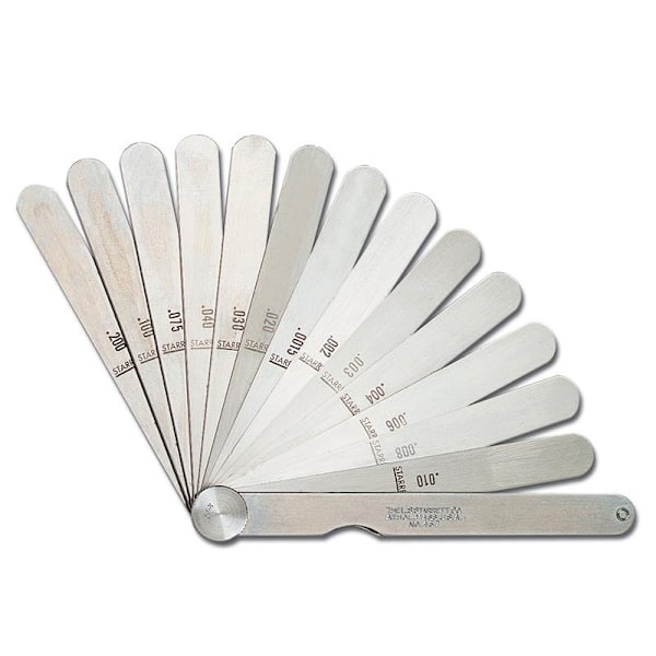 Starrett Metrisk Bladmåttssats 0.04-5mm Flerfärgad Multi Colour 0.04-5mm