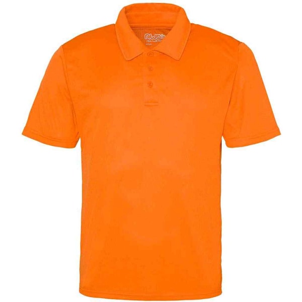 AWDis Cool Mens Moisture Wicking Polo Shirt 3XL Orange Crush Orange Crush 3XL